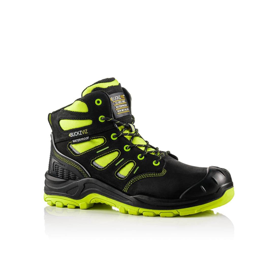 Buckler BVIZ2 High Visibility Waterproof Safety Lace Work Safety Boots