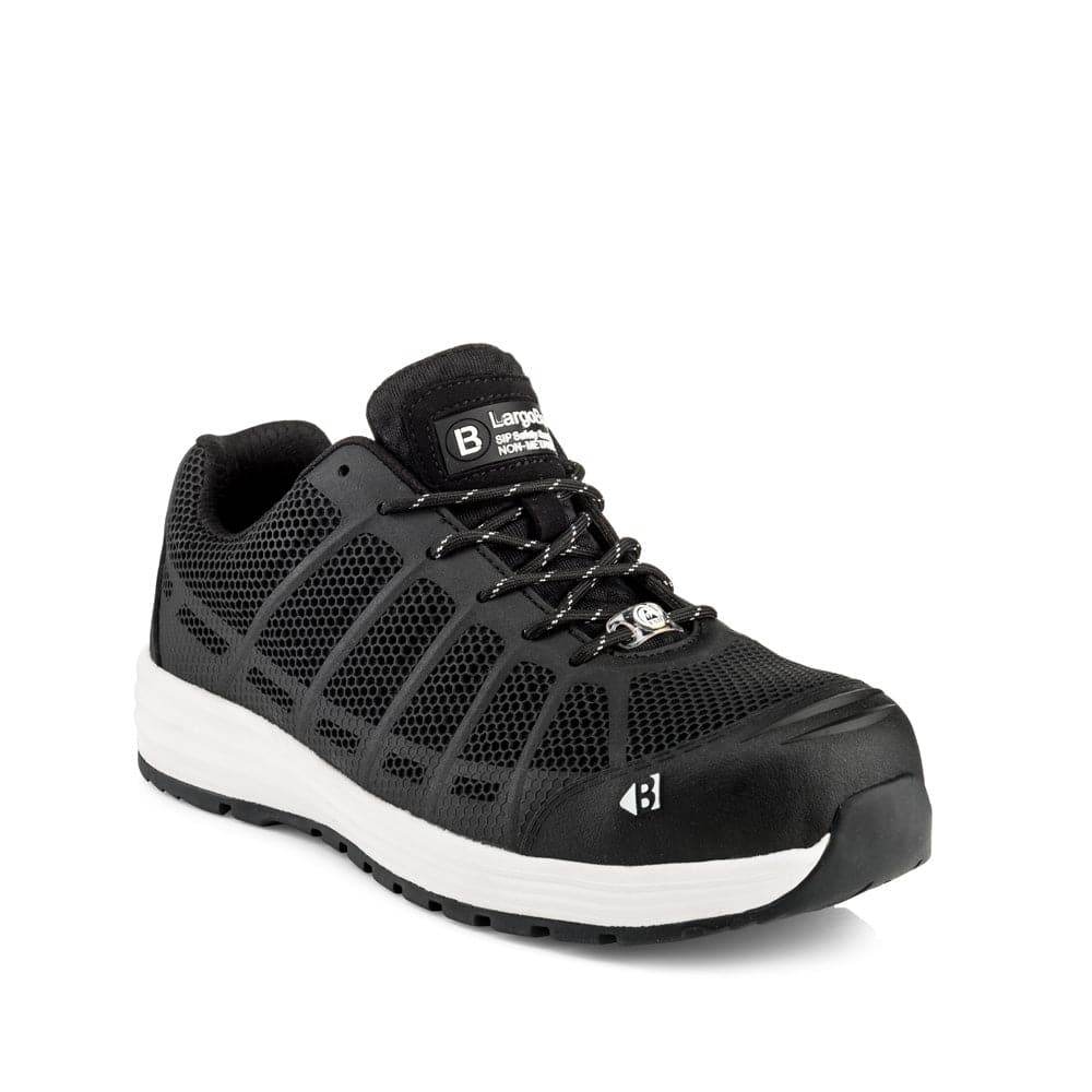 Buckler Kez S1 P HRO SRC Black Safety Lace Safety Trainers Anti-Static