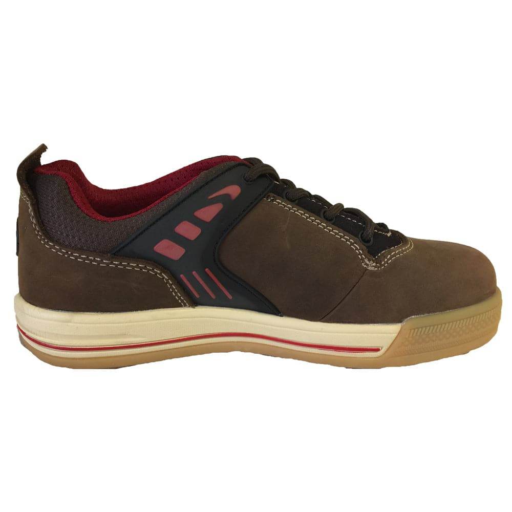 Buckler Largo Bay Safety Work Safety Trainers Shoes Brown Sizes 6-13 Men's