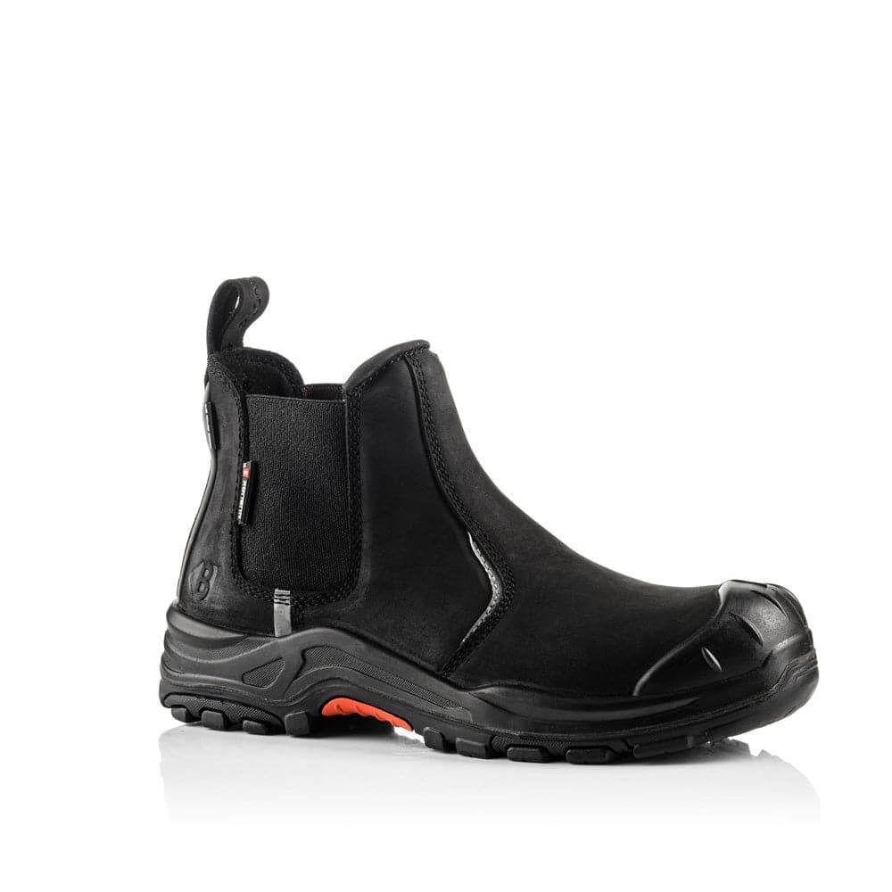 Buckler NKZ101 Nubuckz Safety Work Dealer Boots Black / Brown