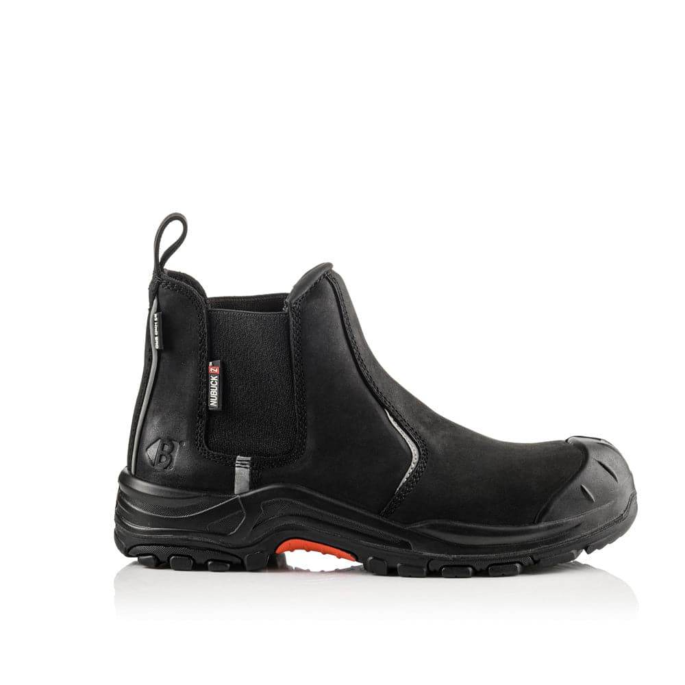 Buckler NKZ101 Nubuckz Safety Work Dealer Boots Black / Brown