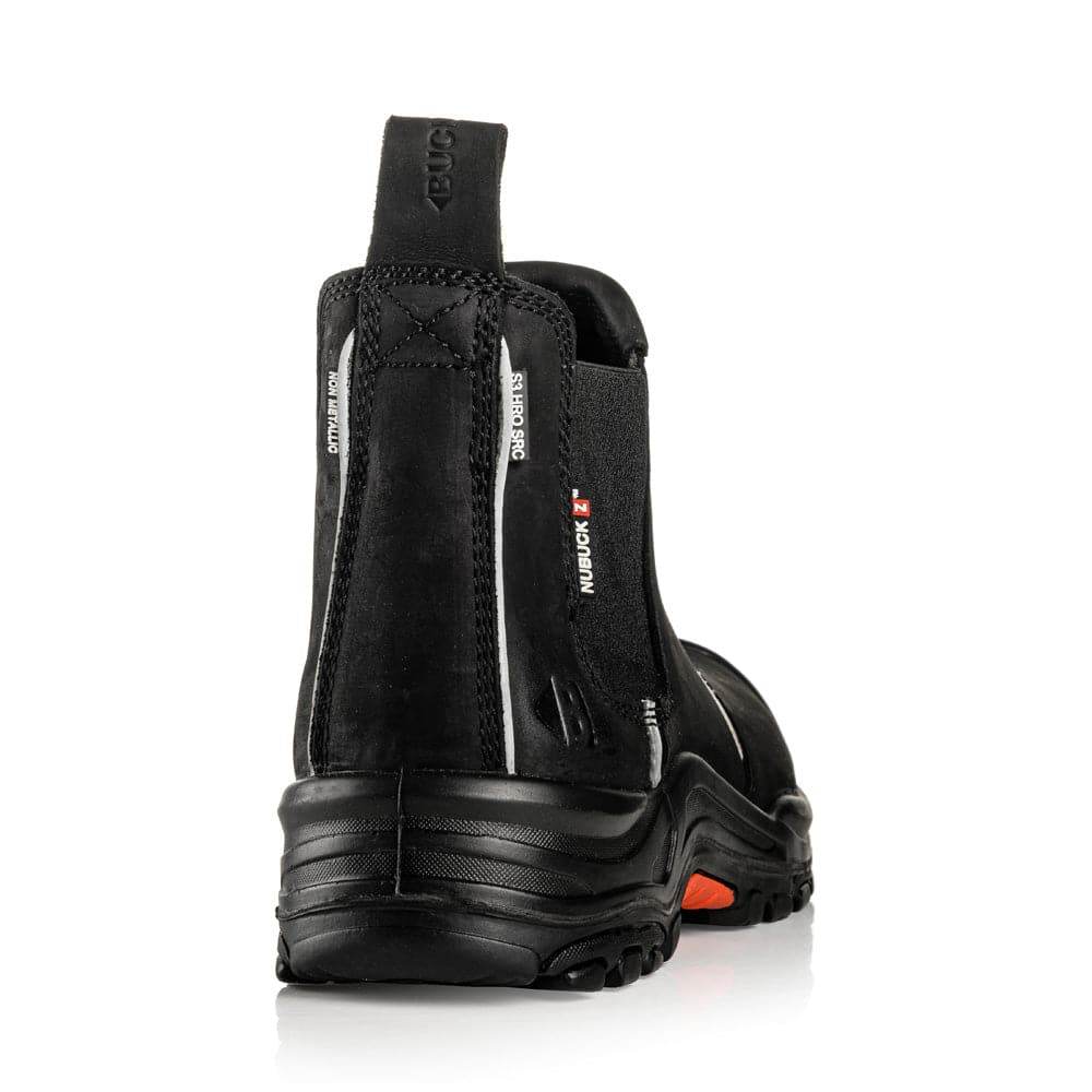Buckler NKZ101 Nubuckz Safety Work Dealer Boots Black / Brown