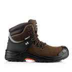 Buckler NKZ102BR S3 HRO SRC WRU Brown Safety Lace Boot Black / Brown