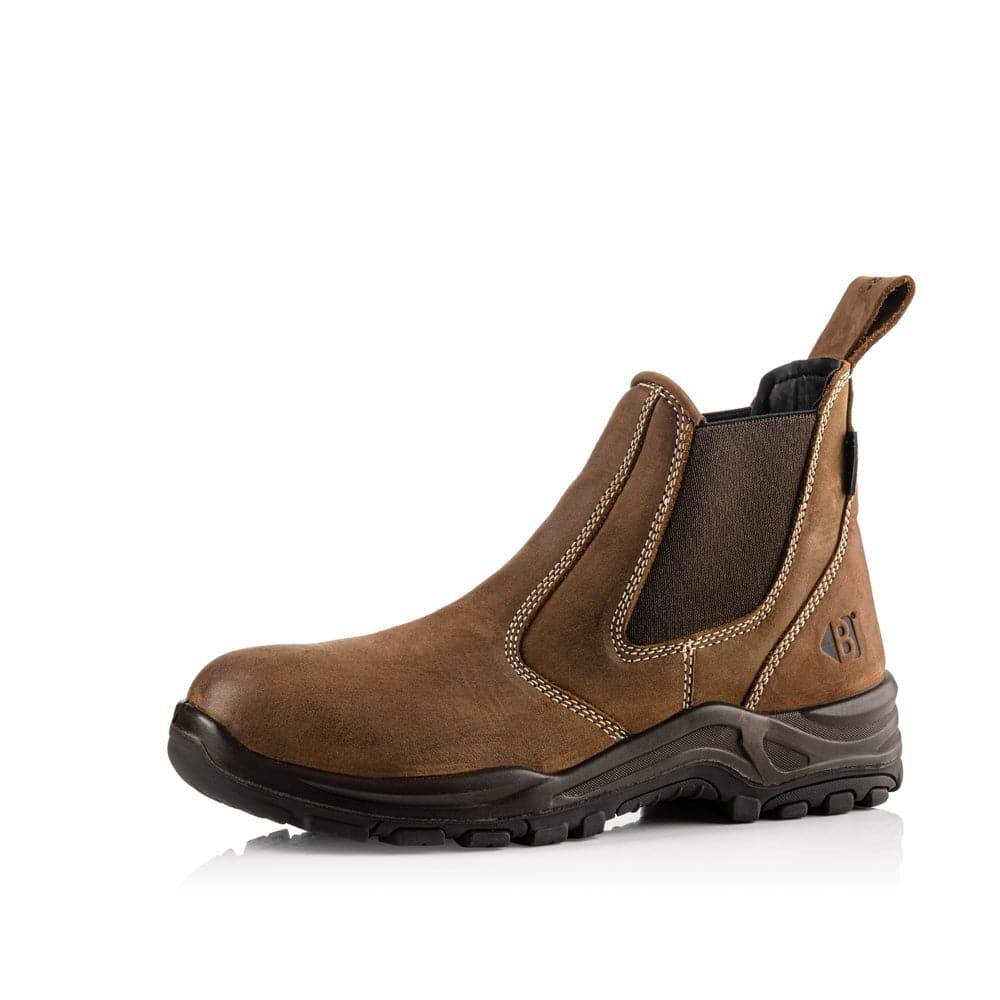 Buckler Nubuckz Dealerz Non-Safety Brown Lightweight Waterproof Dealer Boots