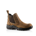 Buckler Nubuckz Dealerz S3 Brown Lightweight Waterproof Safety Dealer Boots
