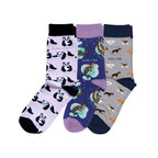 Bare Kind Purple Lover 3 Bamboo Sock Set