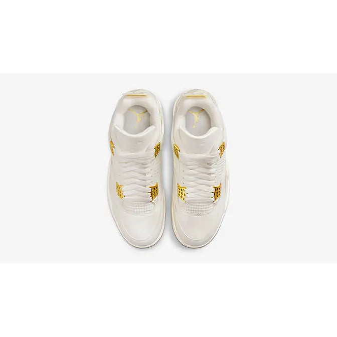 Air Jordan 4 Retro Metallic Gold Womens Trainers