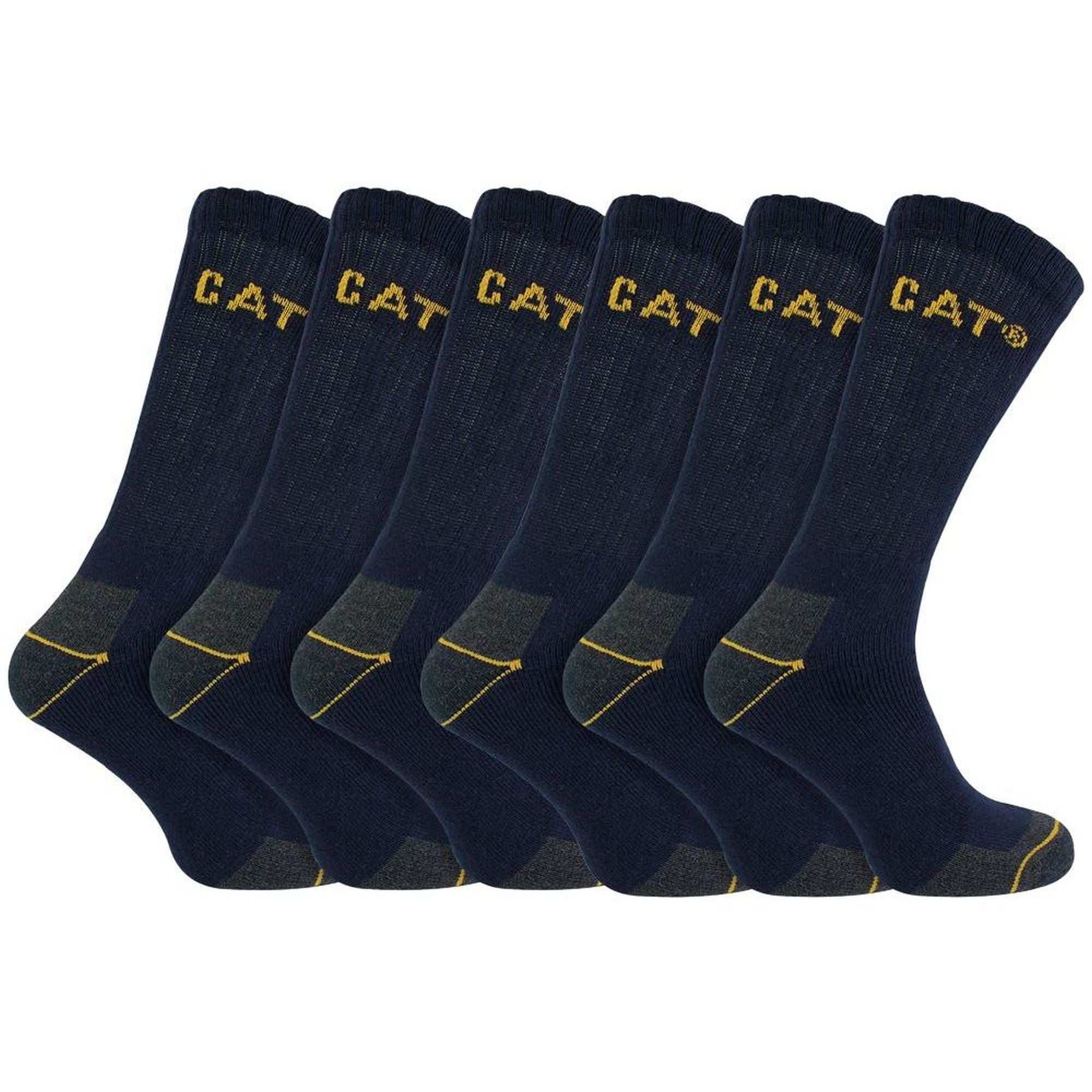 Sock Snob 6 Pack Unisex Heavy Duty Work Socks for Steel Toe Boots