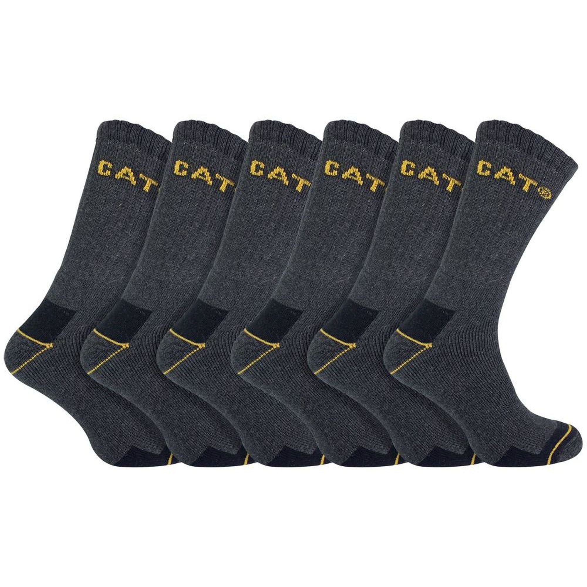 Sock Snob 6 Pack Unisex Heavy Duty Work Socks for Steel Toe Boots