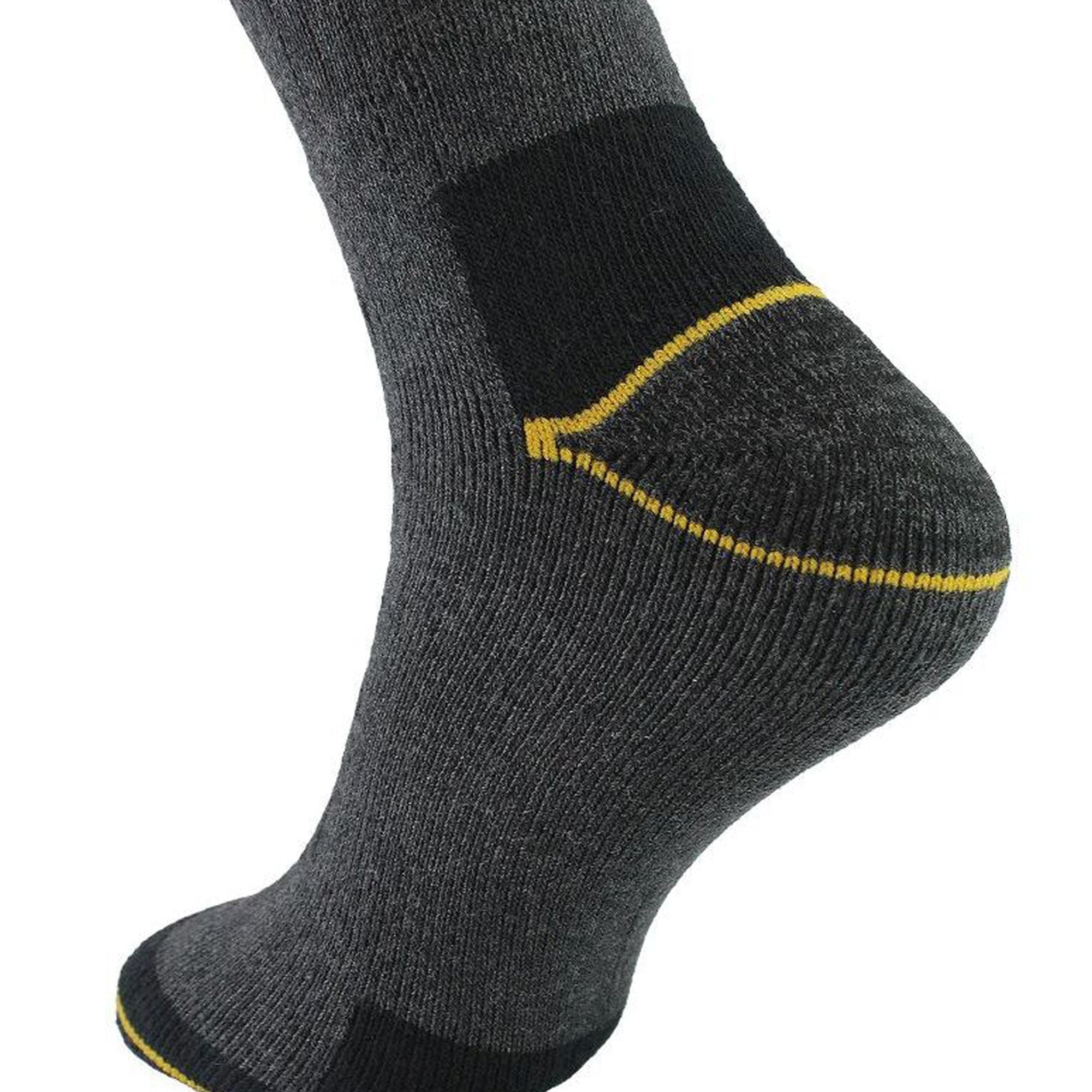 Sock Snob 6 Pack Unisex Heavy Duty Work Socks for Steel Toe Boots