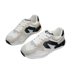 Womens Breathable Mesh Platform Low Top Trainers