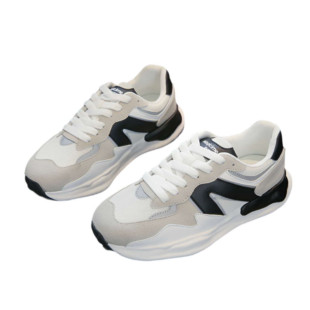 Womens Breathable Mesh Platform Low Top Trainers