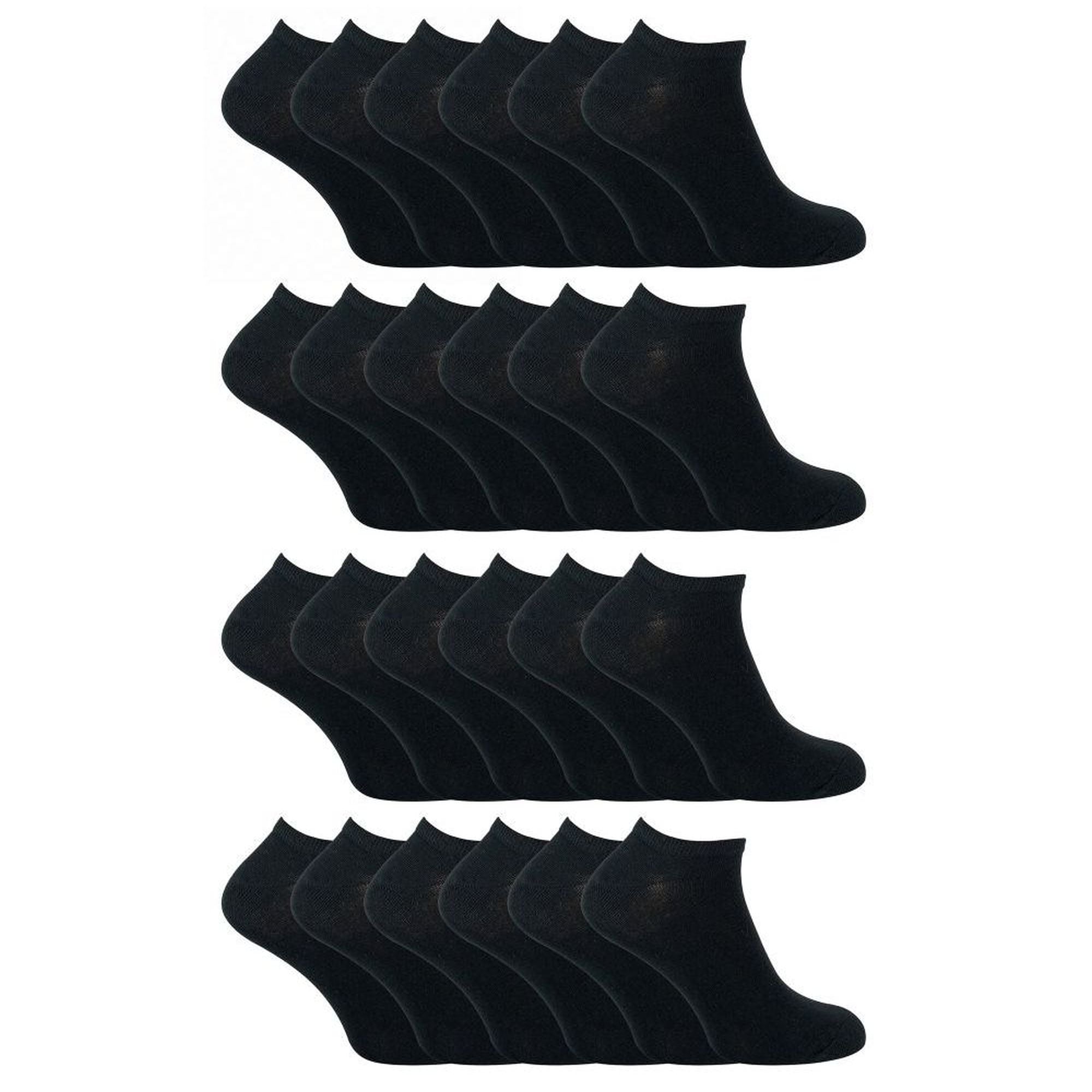 Sock Snob Kids Soft Cotton Breathable Trainer Socks (Multipack Options)