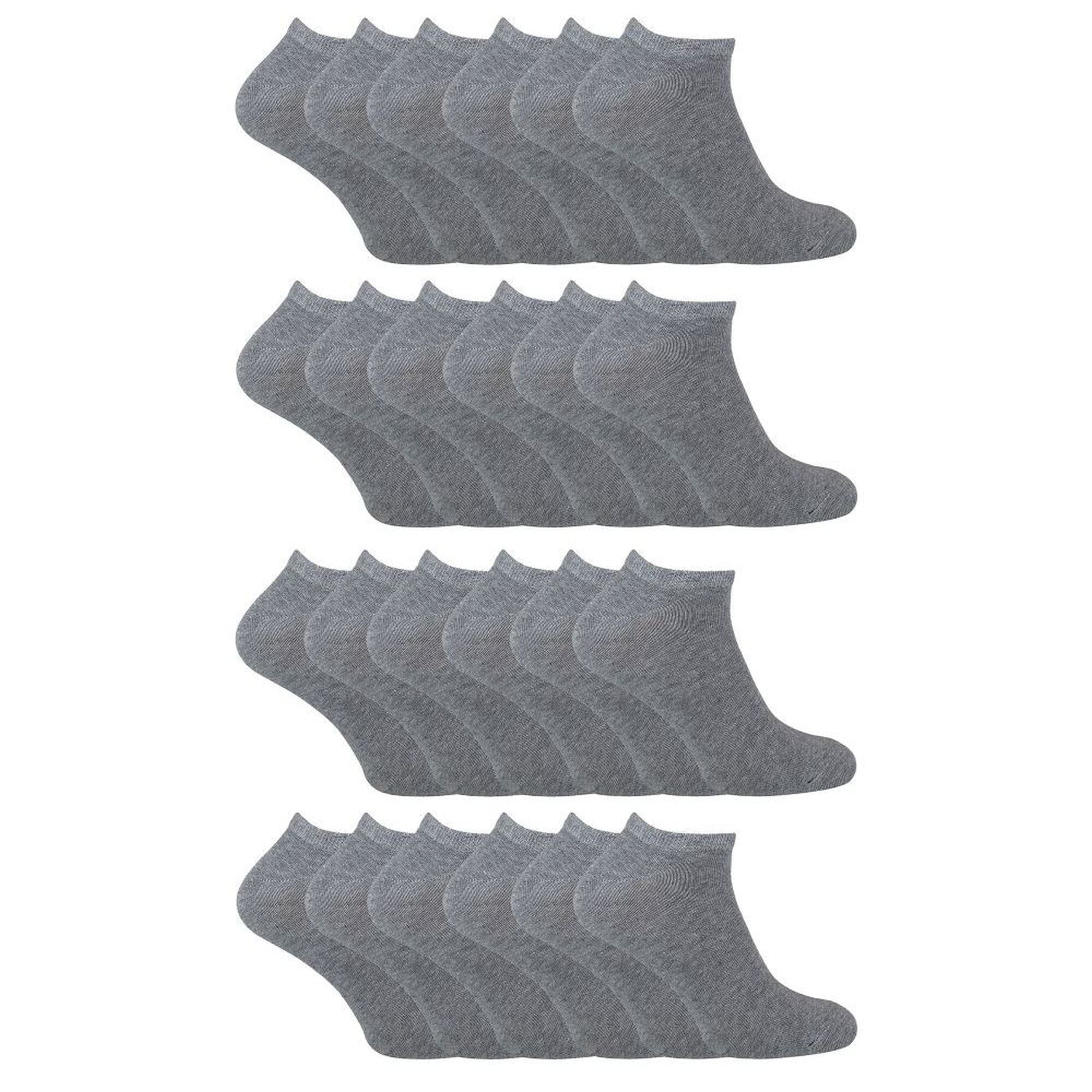 Sock Snob Kids Soft Cotton Breathable Trainer Socks (Multipack Options)