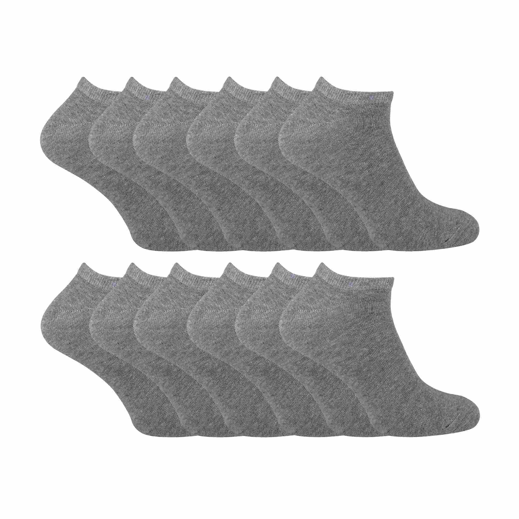 Sock Snob Mens Cotton Low Cut Trainer Socks (Multipack Options)