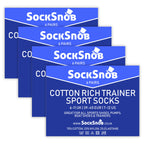 Sock Snob Mens Cotton Low Cut Trainer Socks (Multipack Options)