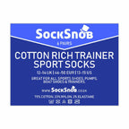Sock Snob Mens Cotton Low Cut Trainer Socks (Multipack Options)