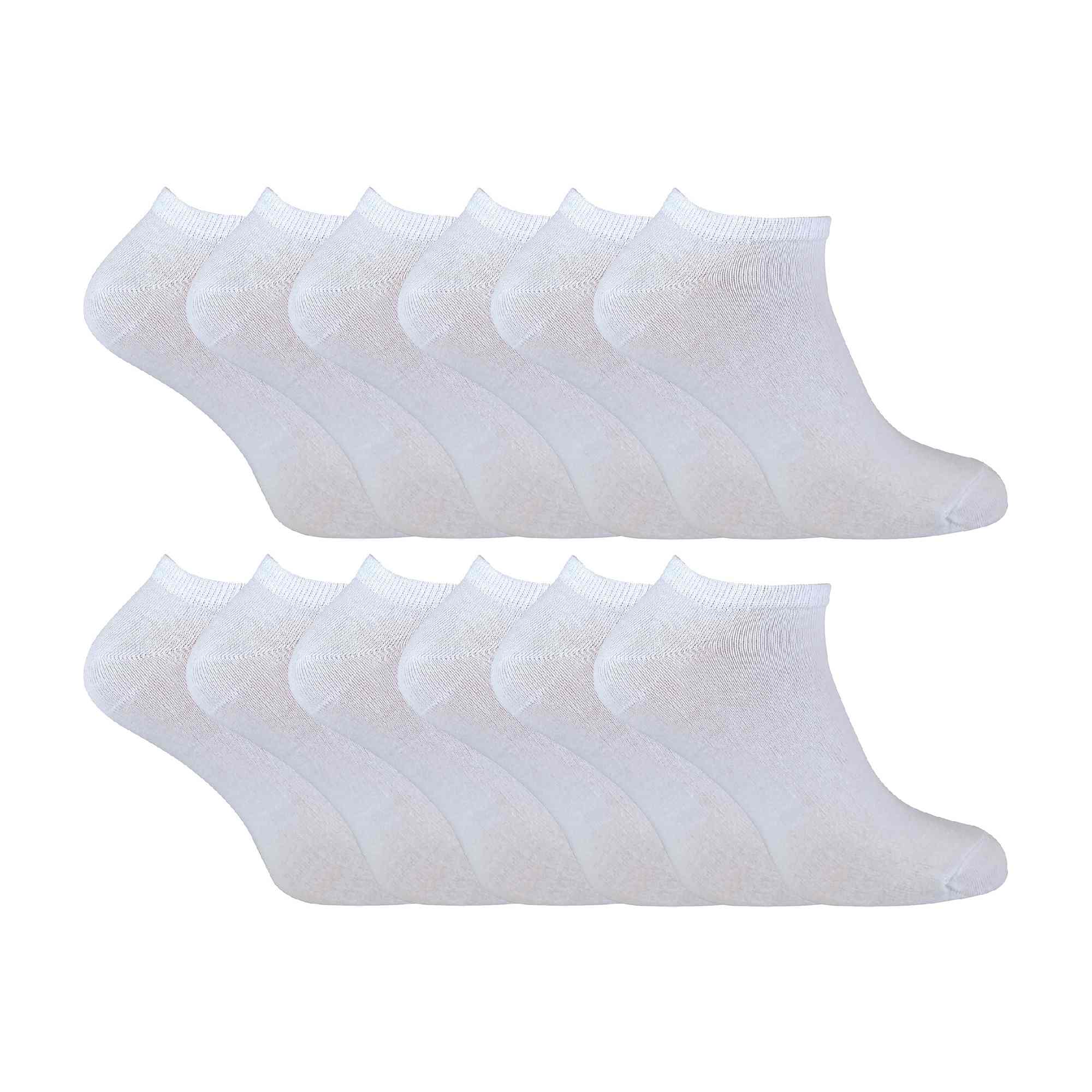 Sock Snob Kids Soft Cotton Breathable Trainer Socks (Multipack Options)