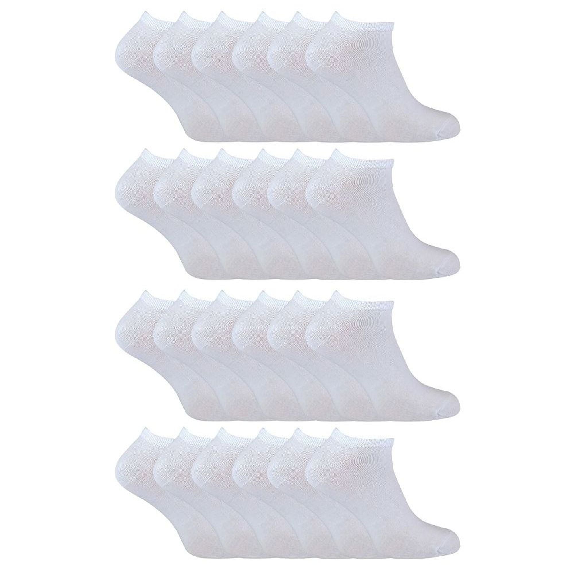 Sock Snob Kids Soft Cotton Breathable Trainer Socks (Multipack Options)