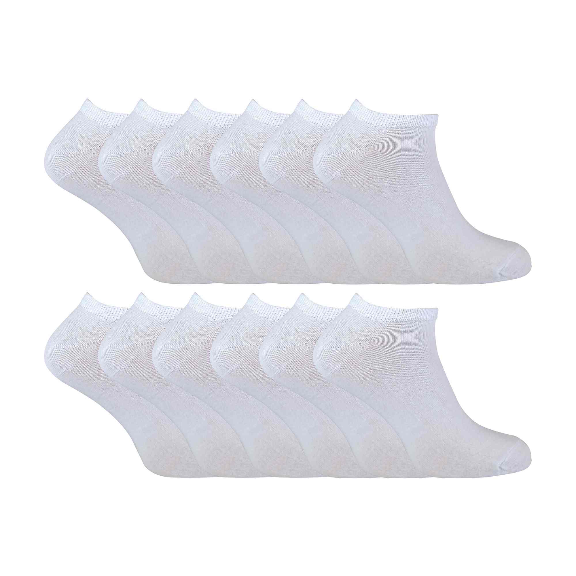 Sock Snob Mens Cotton Low Cut Trainer Socks (Multipack Options)