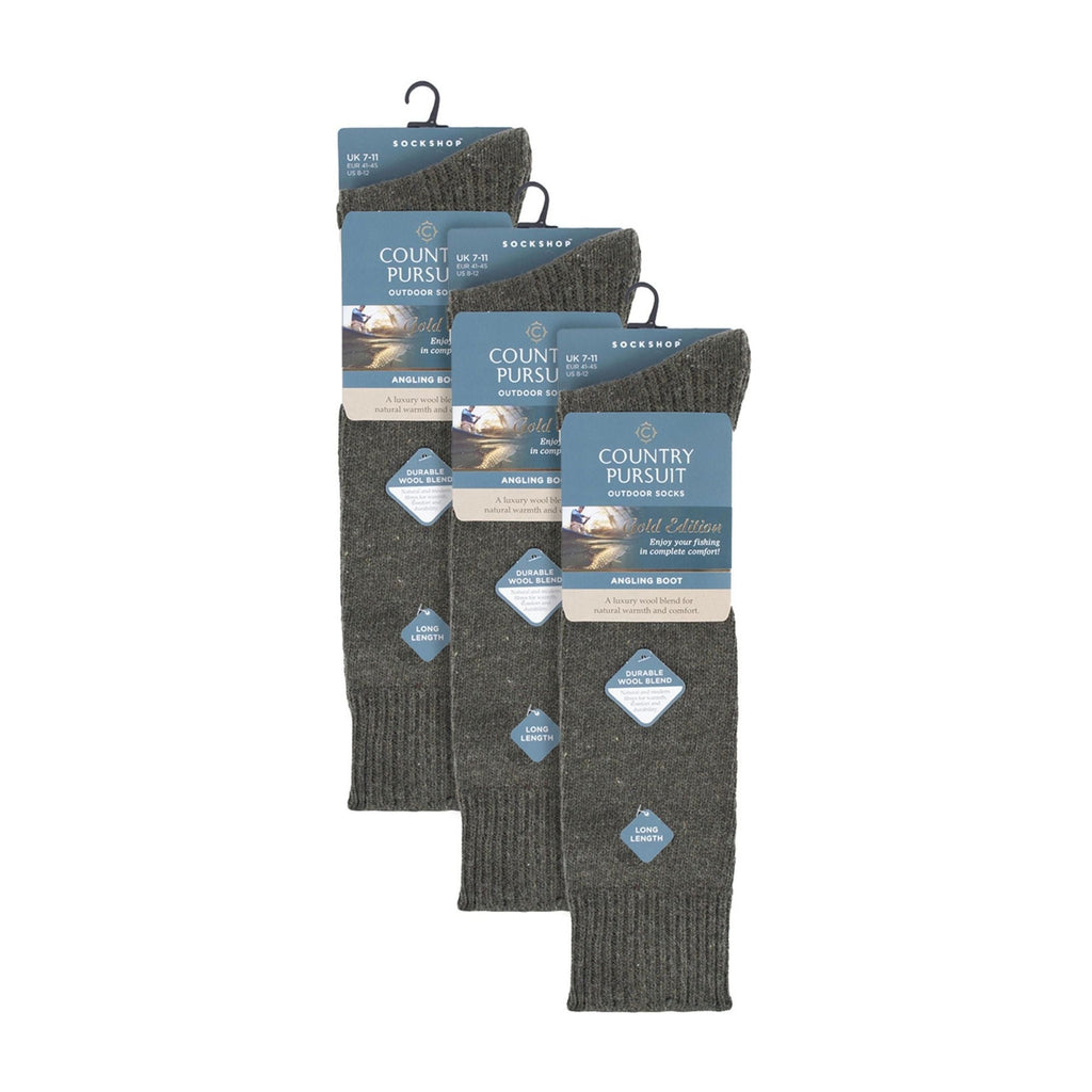 Country Pursuit 3 Pack Fisherman Socks