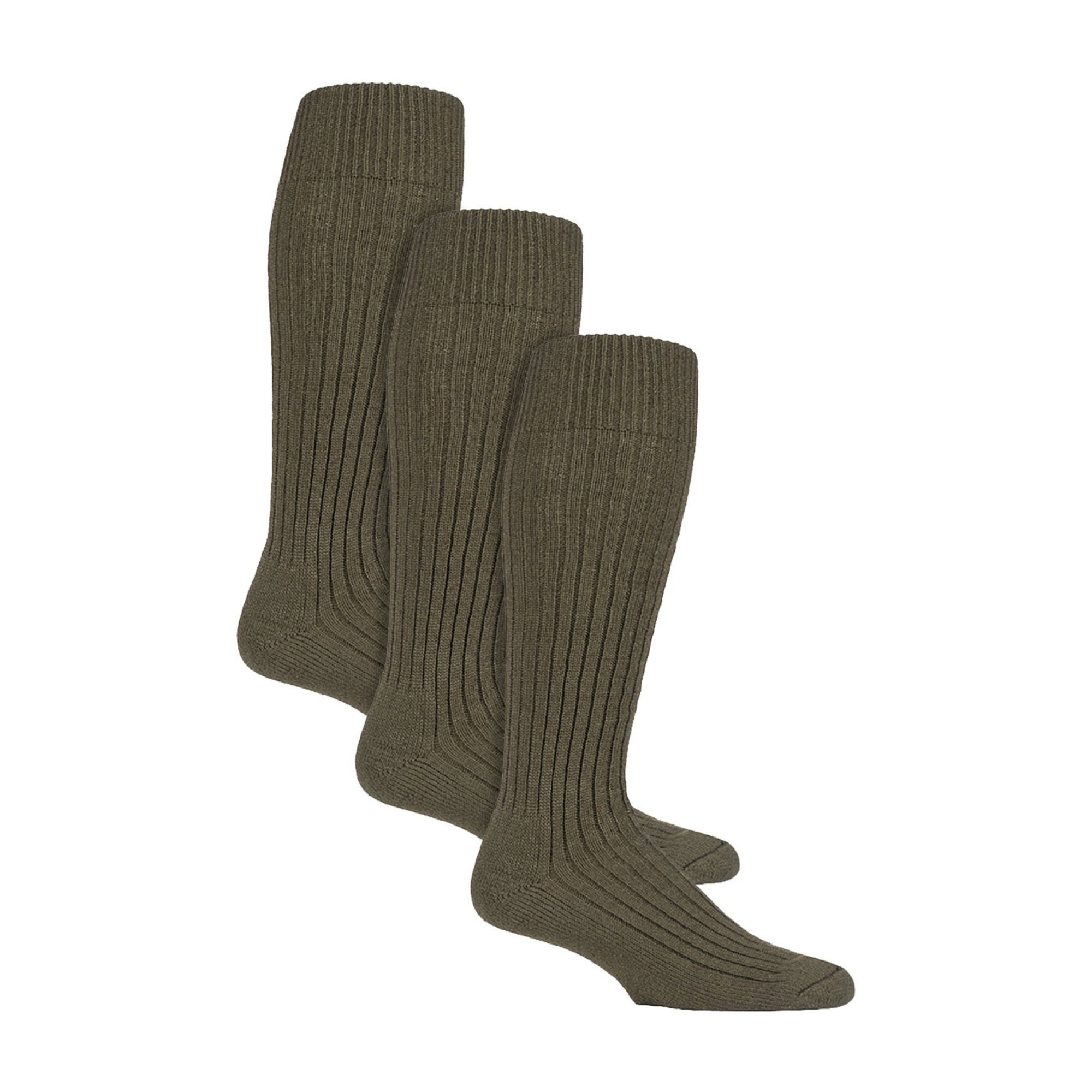 Country Pursuit 3 Pack Long Boot Mens Socks for Outdoor Wellington