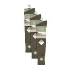 Country Pursuit 3 Pack Long Boot Mens Socks for Outdoor Wellington