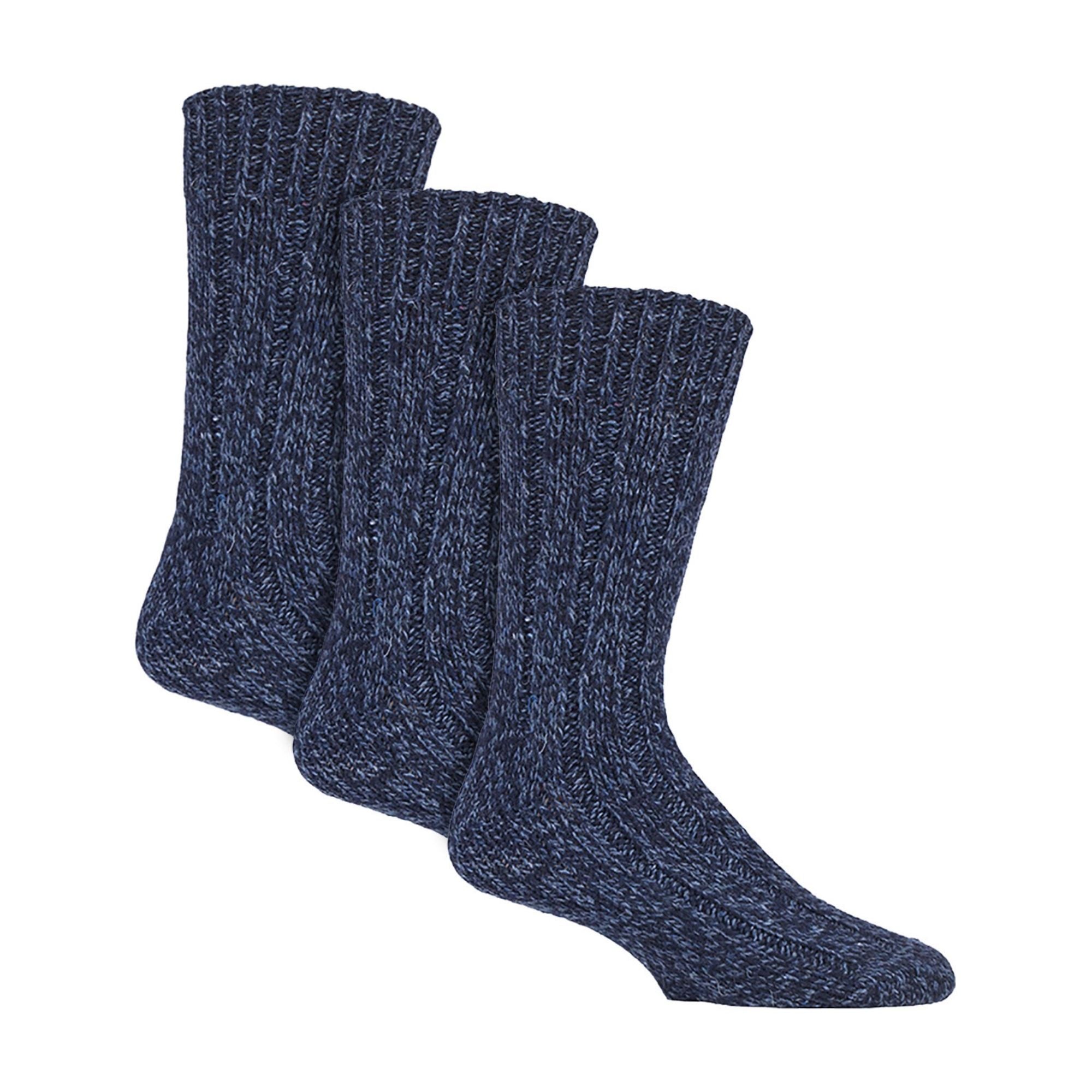Country Pursuit 3 Pack Mens Wool Boot Socks