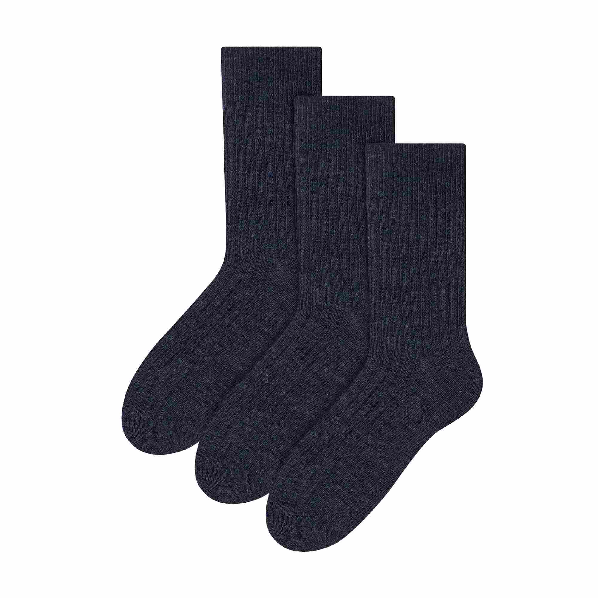 Sock Snob 3 Pairs Mens Alpaca Wool Winter Thick Warm Boot Socks