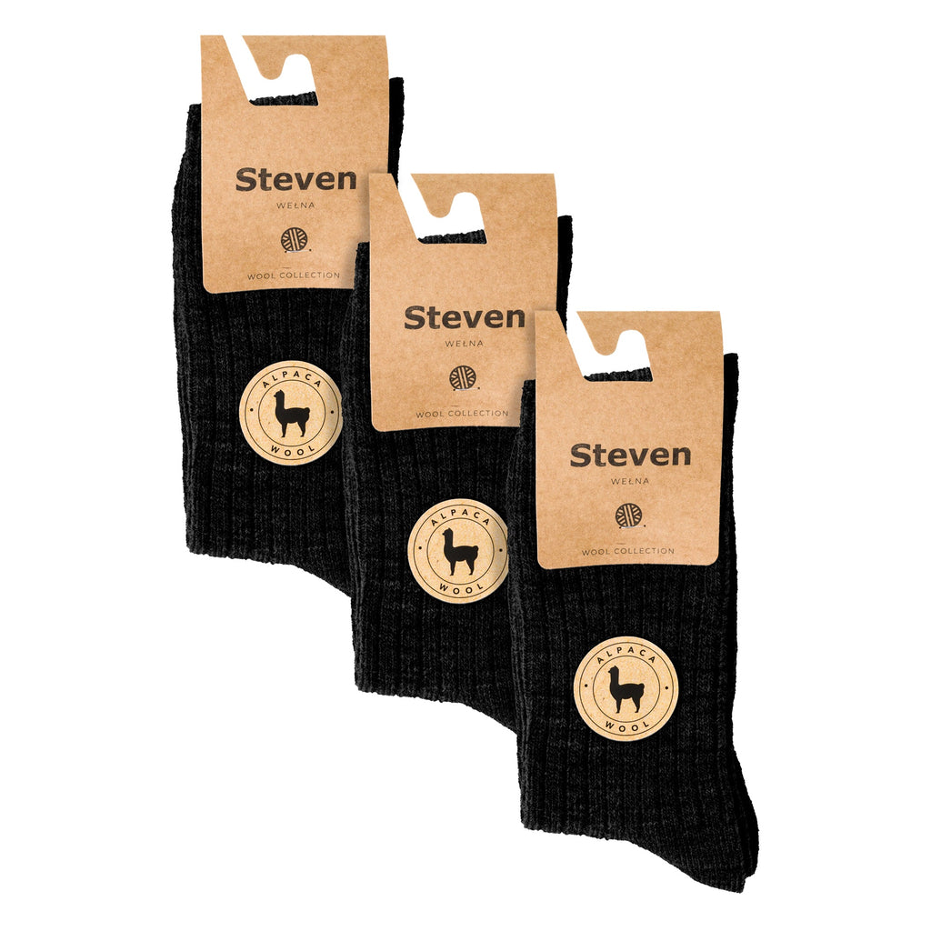 Sock Snob 3 Pairs Mens Alpaca Wool Winter Thick Warm Boot Socks
