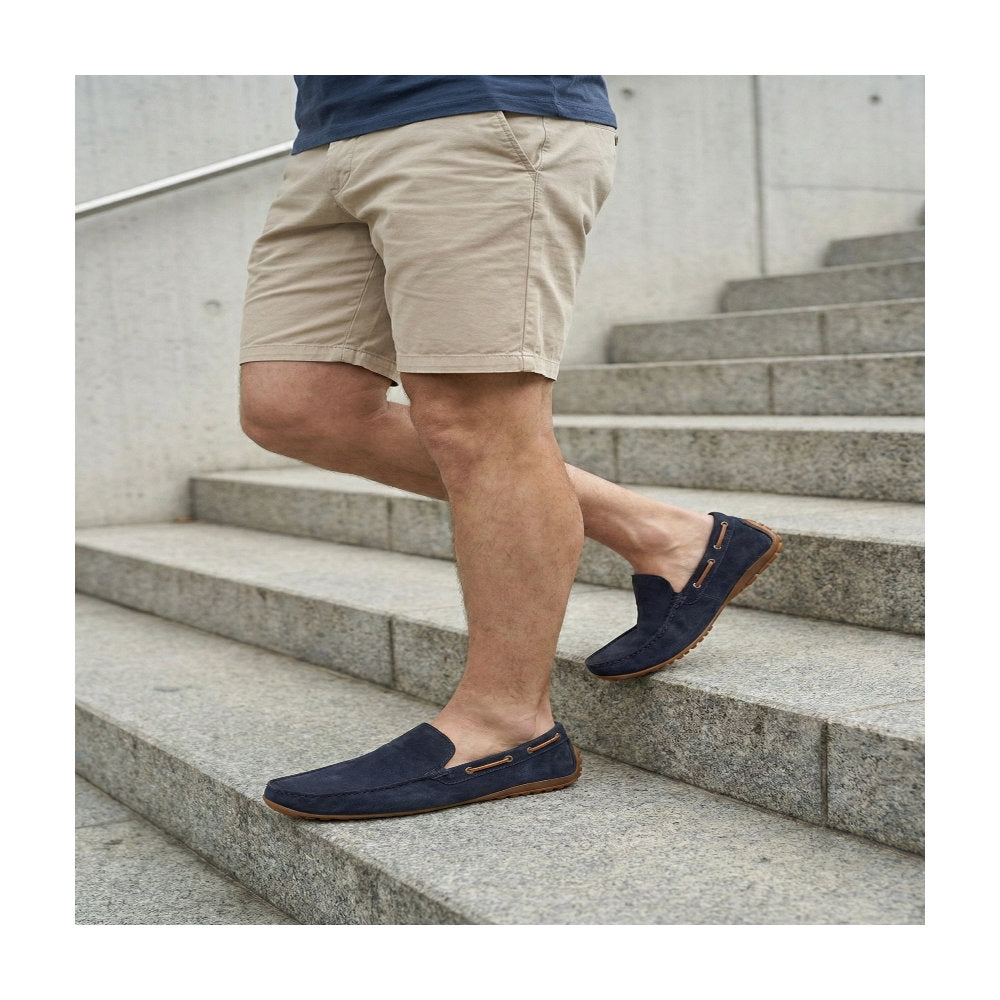 Sioux Callimo 12134 Navy Brown Mens G Fit Suede Driving Moccasins