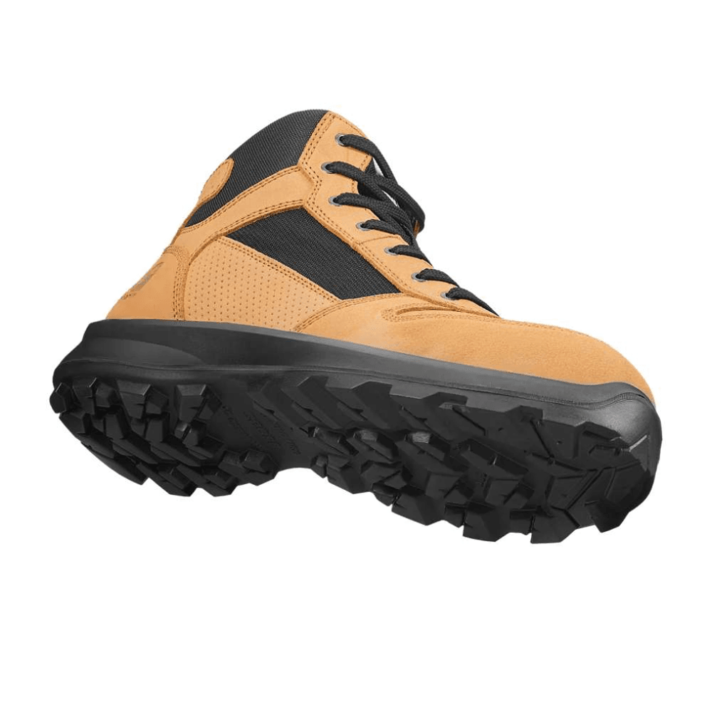 Carhartt F700919 Michigan Rugged Flex S1P Midcut Zip Safety Boots Black / Wheat