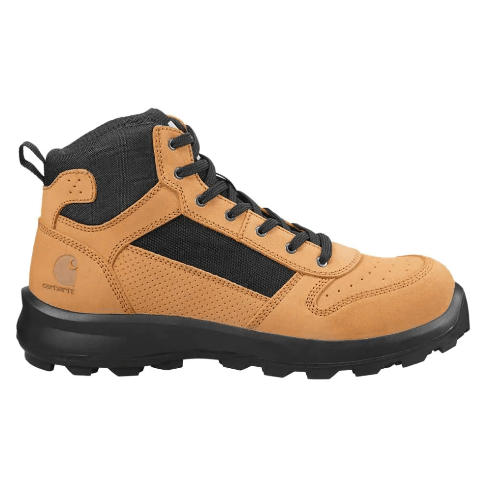Carhartt F700919 Michigan Rugged Flex S1P Midcut Zip Safety Boots Black / Wheat