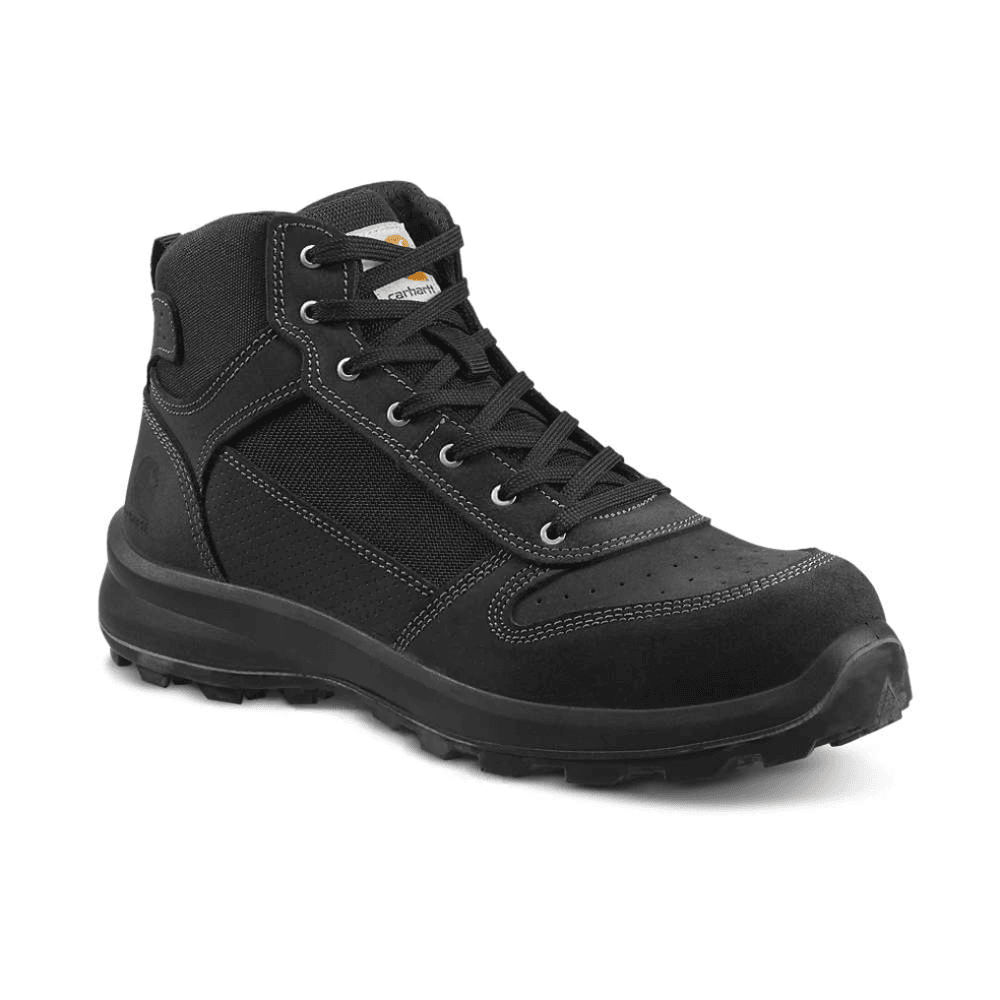 Carhartt F700919 Michigan Rugged Flex S1P Midcut Zip Safety Boots Black / Wheat