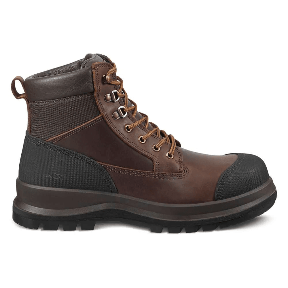 Carhartt F702903 Detroit Rugged Flex S3 6 Inch Safety Work Safety Boots Black / Dark Brown