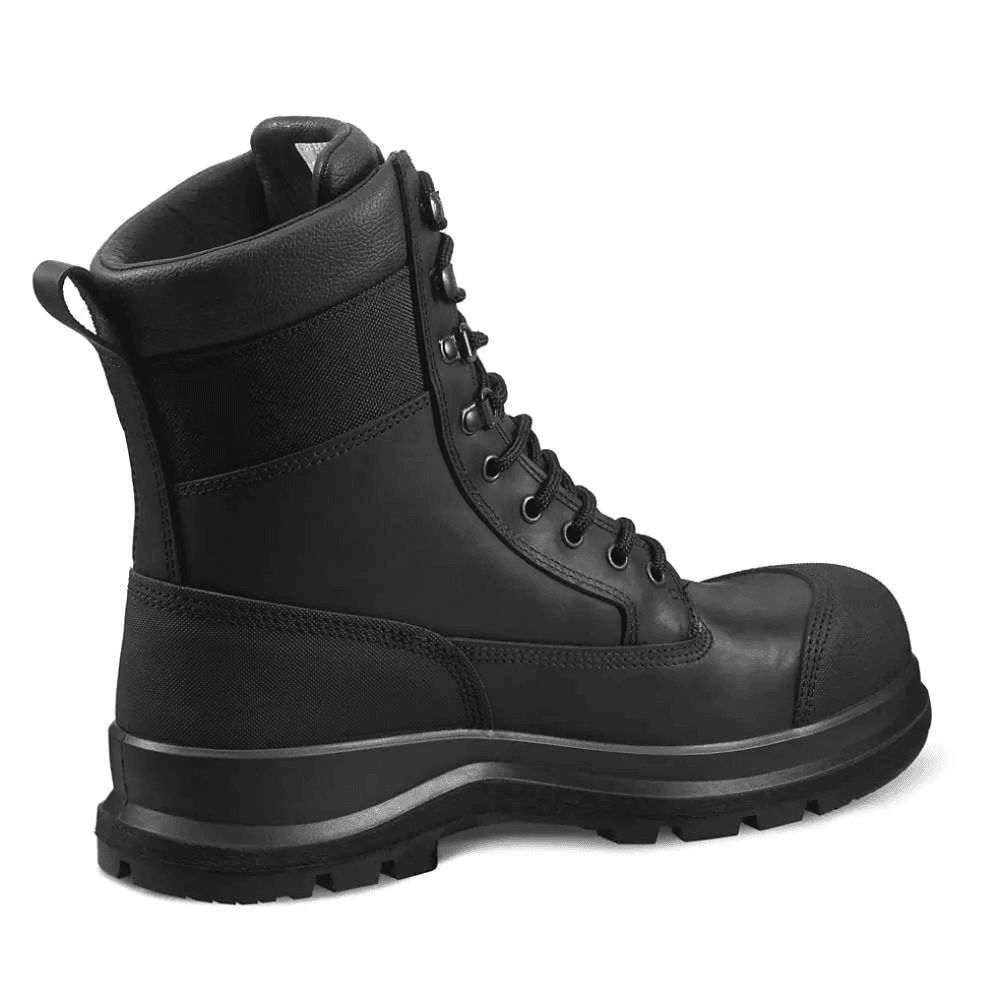 Carhartt F702905 Detroit Rugged Flex Waterproof S3 8 Inch Safety Work Safety Boots Black / Dark Brown