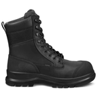 Carhartt F702905 Detroit Rugged Flex Waterproof S3 8 Inch Safety Work Safety Boots Black / Dark Brown