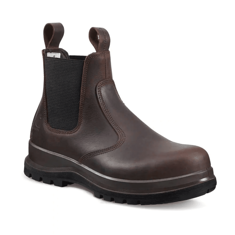 Carhartt F702919 Carter Rugged Flex S3 Chelsea Dealer Safety Work Boot Black / Dark Brown