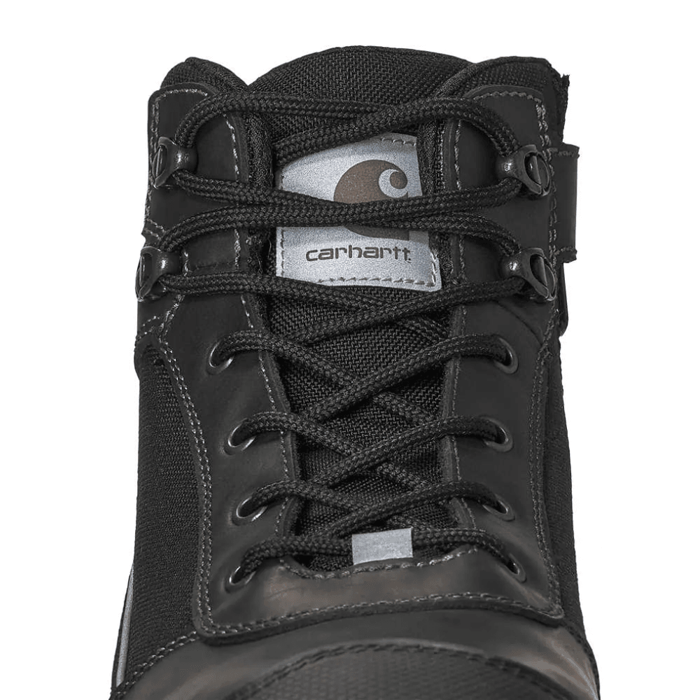 Carhartt F702933 Detroit VIBRAM Sole Rugged Flex Side Zip Work Safety Boots Black