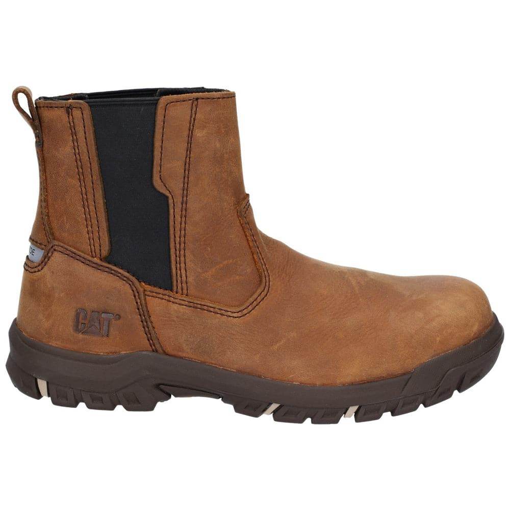 Caterpillar Cat Abbey Womens Slip On Safety Dealer Work Boot Butterscotch