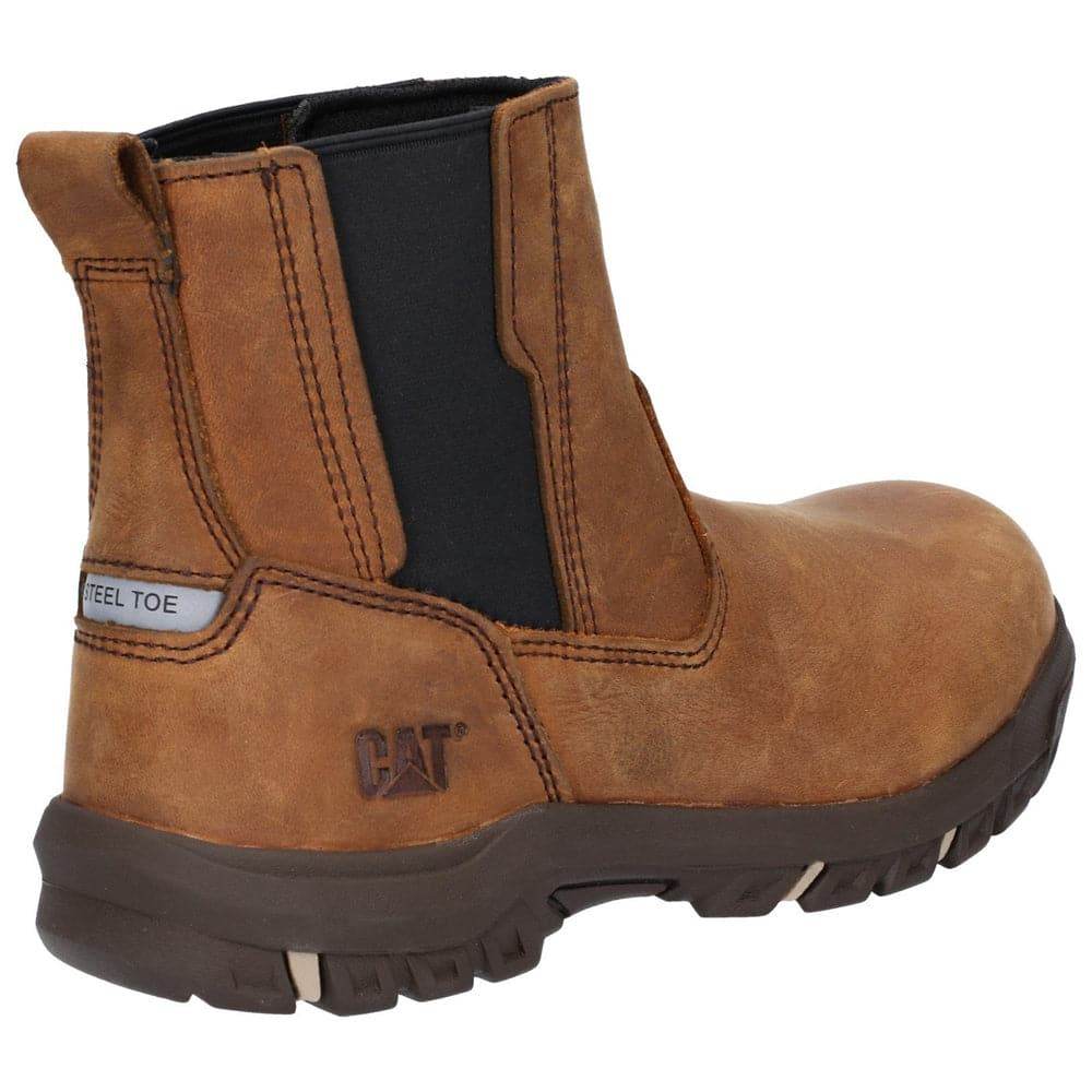 Caterpillar Cat Abbey Womens Slip On Safety Dealer Work Boot Butterscotch