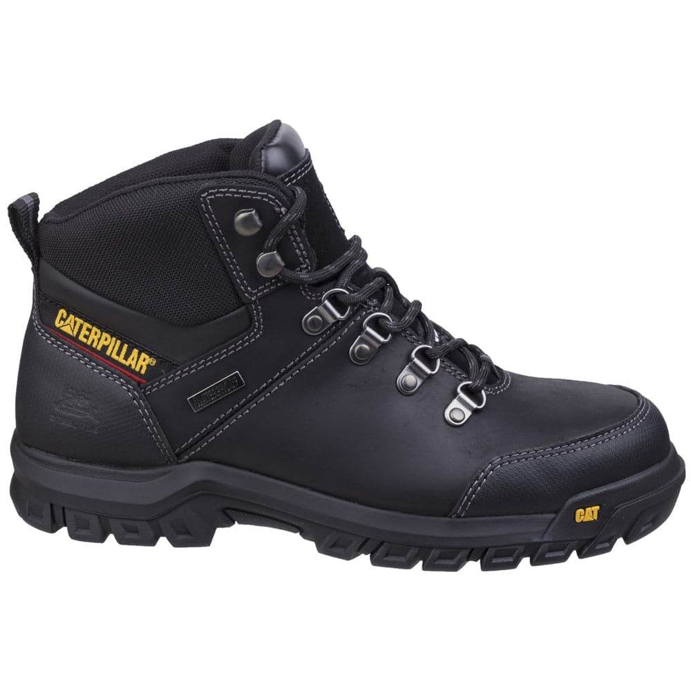 Caterpillar Cat Framework Water Resistant Anti Static Safety Work Safety Boots Black / Seal Brown