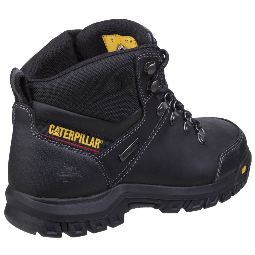 Caterpillar Cat Framework Water Resistant Anti Static Safety Work Safety Boots Black / Seal Brown