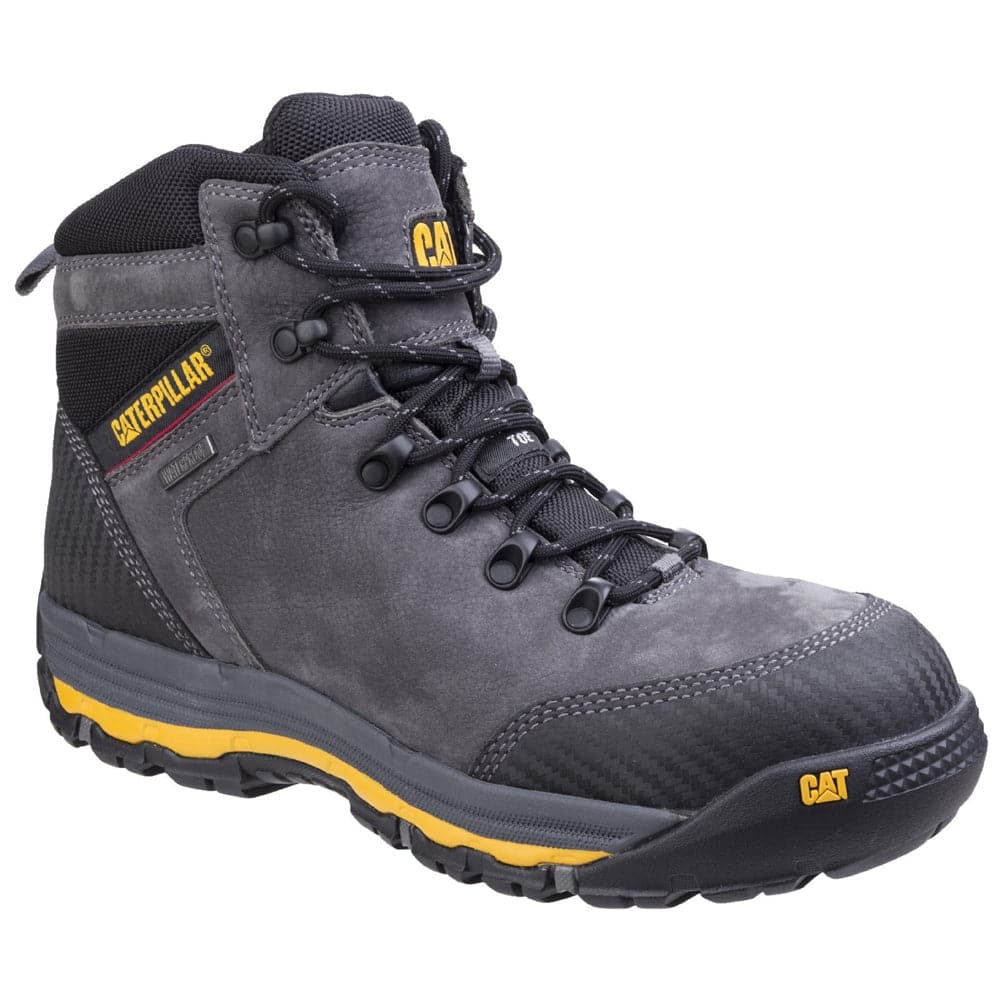 Caterpillar Cat Munising 6" Waterproof Composite S3 HRO SRA Work Safety Boots Dark Shadow