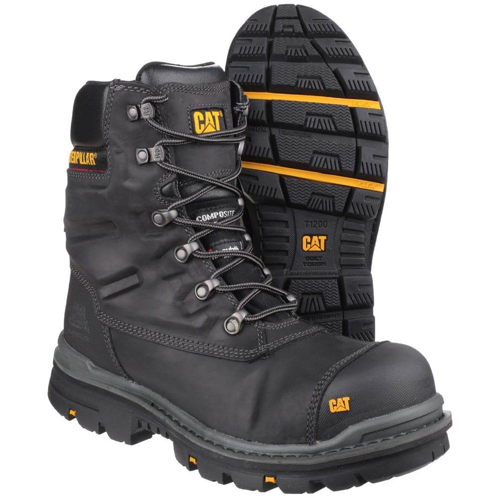 Caterpillar Cat Premier High Leg Side Zip Combat Safety Work Safety Boots