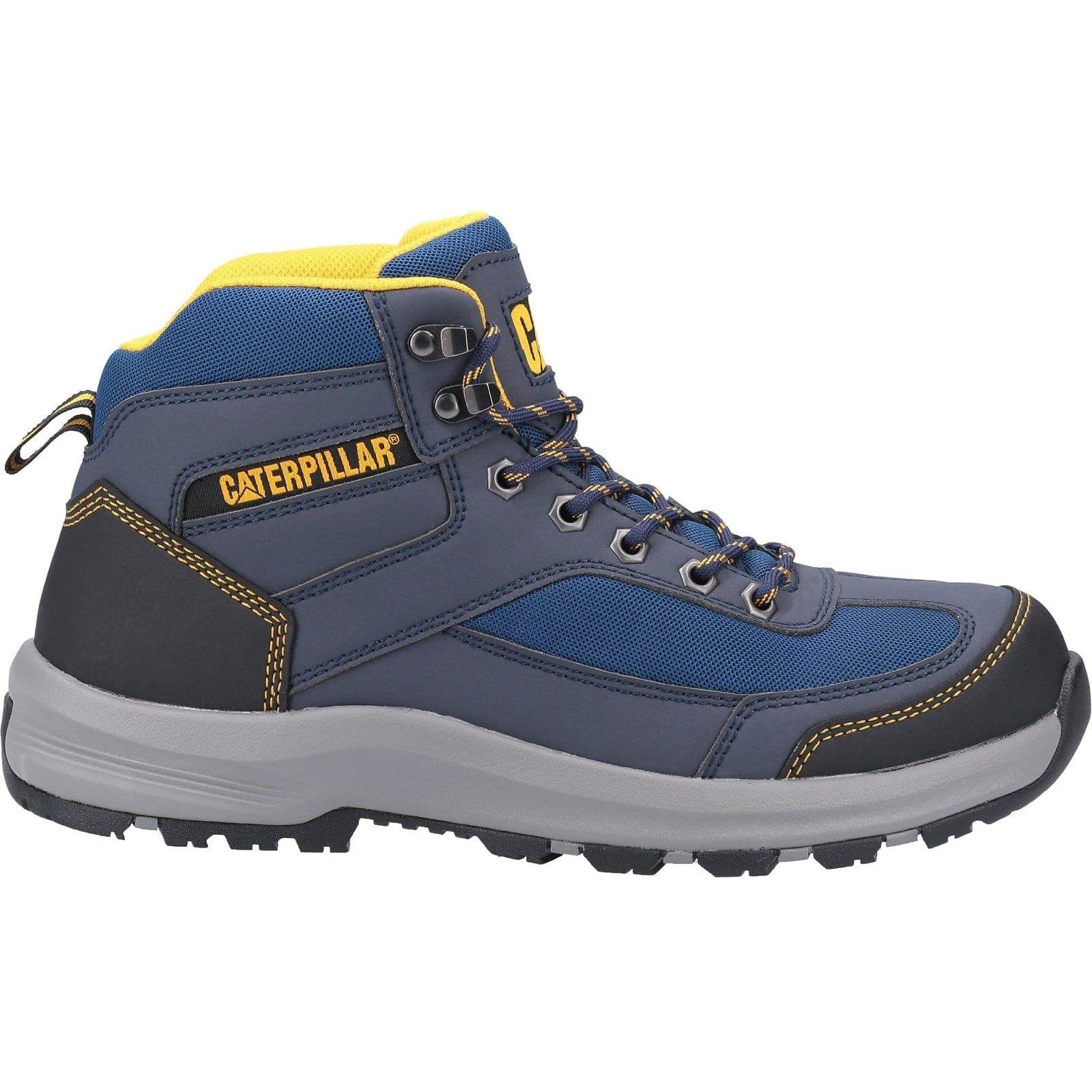 Caterpillar Cat Elmore Mid Safety Hiker Work Boot Grey / Navy
