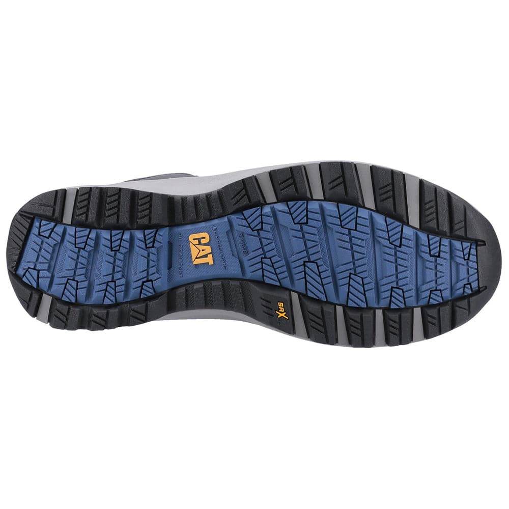 Caterpillar Cat Elmore Mid Safety Hiker Work Boot Grey / Navy
