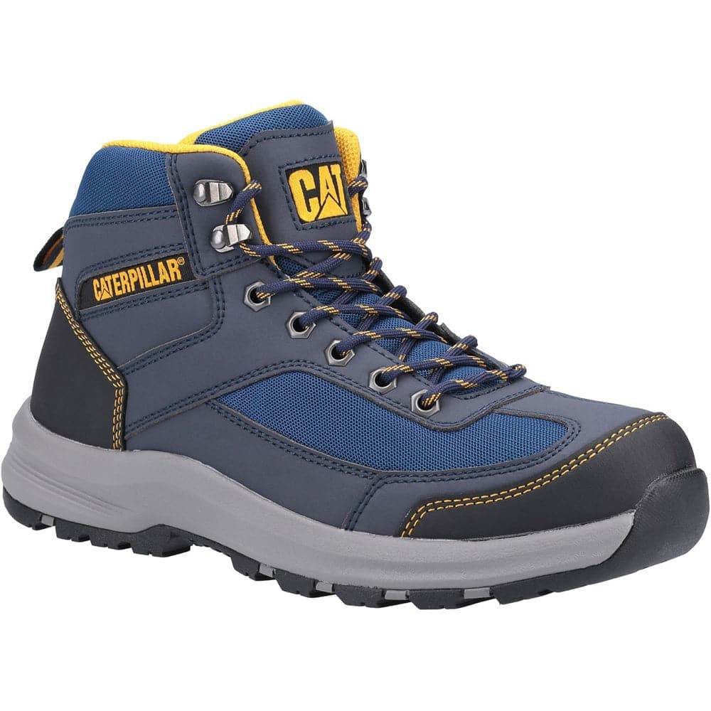 Caterpillar Cat Elmore Mid Safety Hiker Work Boot Grey / Navy