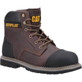 Caterpillar Cat Powerplant S3 Safety Work Safety Boots With Scuff Cap Brown