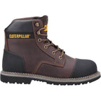 Caterpillar Cat Powerplant S3 Safety Work Safety Boots With Scuff Cap Brown